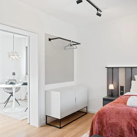 1-2 Personen - Parkplatz - Fahrradgarage - Zentrum - Küche - Balkon - Klima * Sankt Martin