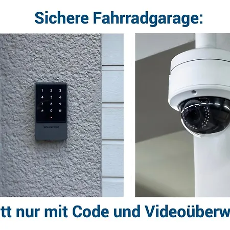 1-2 Personen - Parkplatz - Fahrradgarage - Zentrum - Kueche - Balkon - Klima *