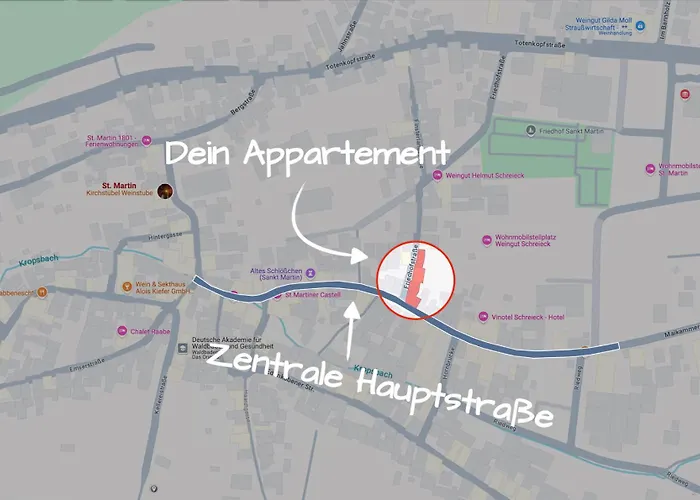 1-2 Personen - Parkplatz - Fahrradgarage - Zentrum - Kueche - Balkon - Klima 圣马丁