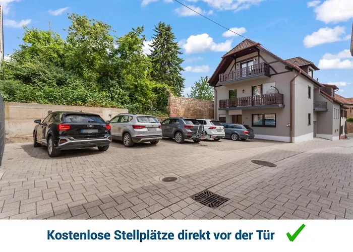 1-2 Personen - Parkplatz - Fahrradgarage - Zentrum - Kueche - Balkon - Klima 公寓 *